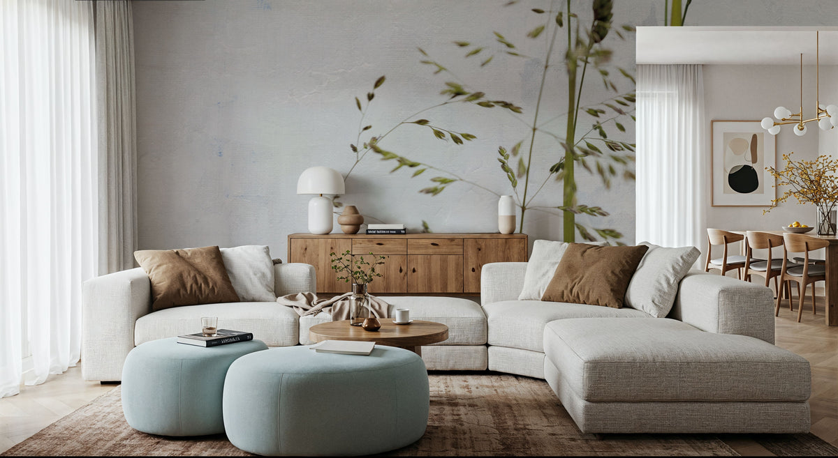 Meadow Greenery Mural Wallpaper - room preview 02
