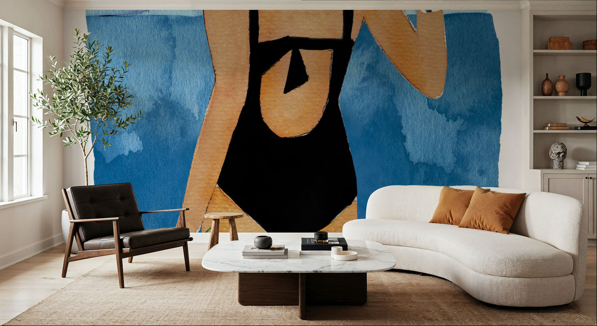 Ipanema Girl One Piece Mural Wallpaper - room preview 02