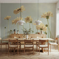 Yellow and Sky Mural Wallpaper - room preview 02