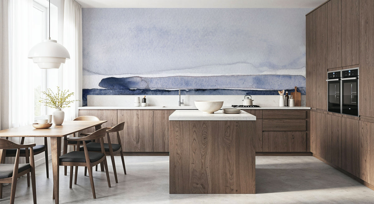 Grey Skies II Mural Wallpaper - room preview 02
