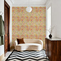 Harvest Paisley Yellow Mural Wallpaper - room preview 02