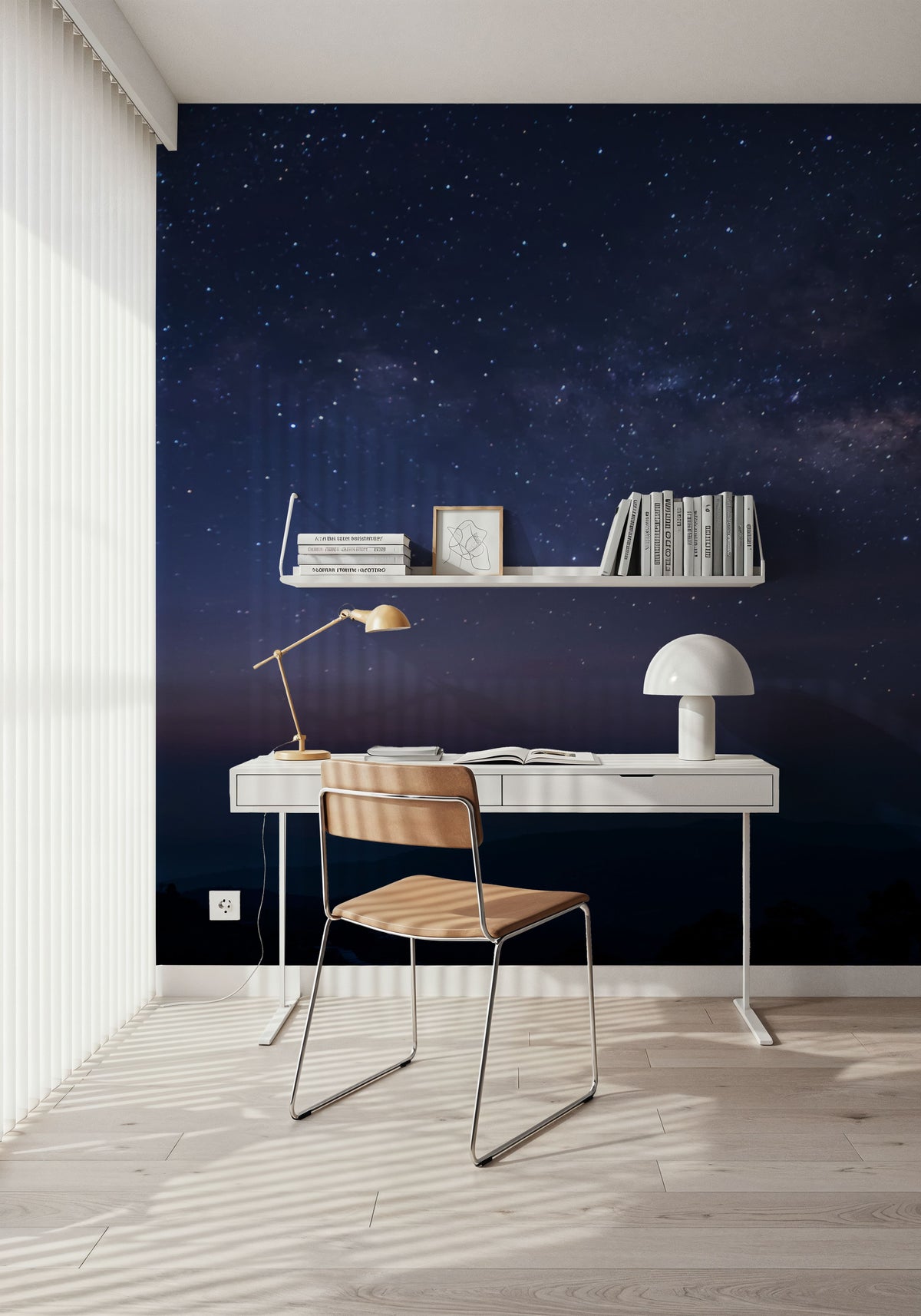 Starfield Horizon Mural Wallpaper - room preview 02