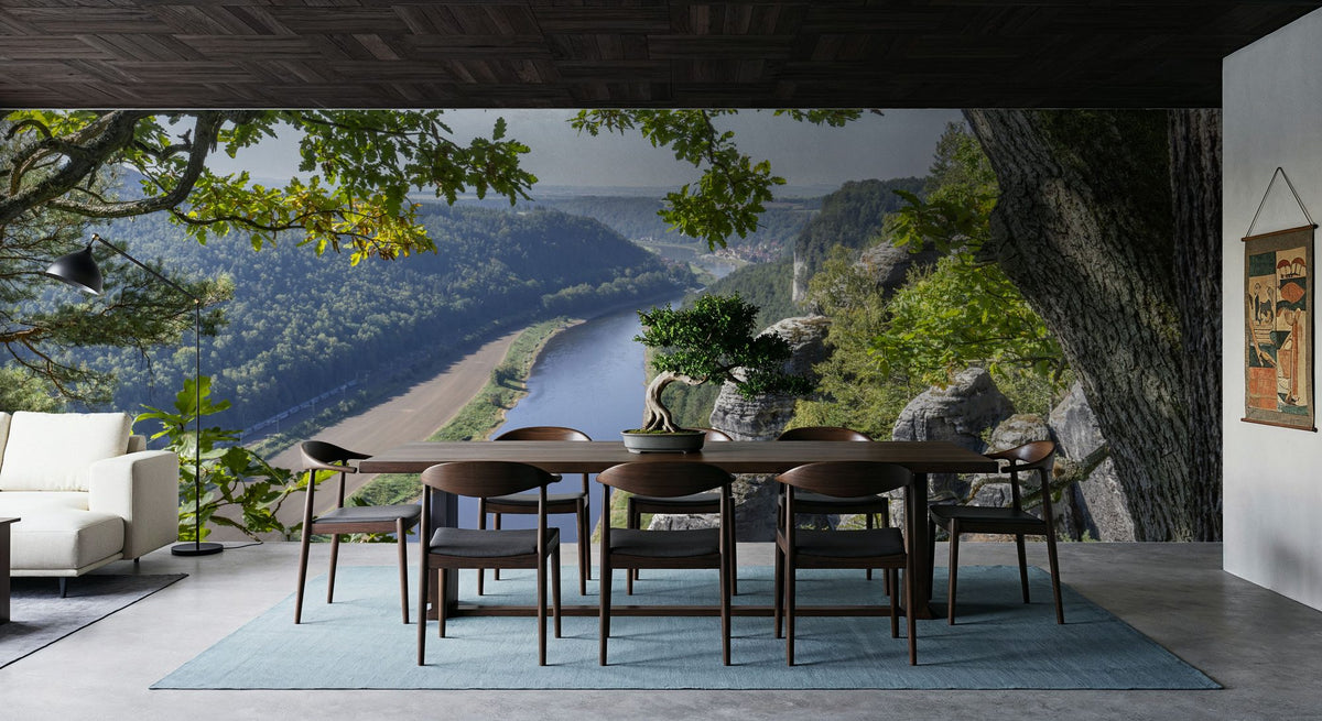 Elbe RIver Mural Wallpaper - room preview 02
