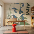 Salvia Florals Vintage II Mural Wallpaper - room preview 02