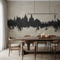 Dresden Germany Skyline Concrete Mural Wallpaper - room preview 02