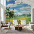 Meadow Path Mural Wallpaper - room preview 02