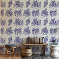 Octopus Repeat Mural Wallpaper - room preview 02