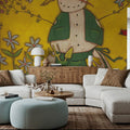 Seasonal Snowman V Mural Wallpaper - room preview 02