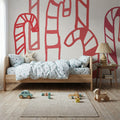 Peppermint Christmas Mural Wallpaper - room preview 02
