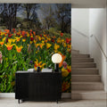 Vibrant Tulip Bloom Mural Wallpaper - room preview 02