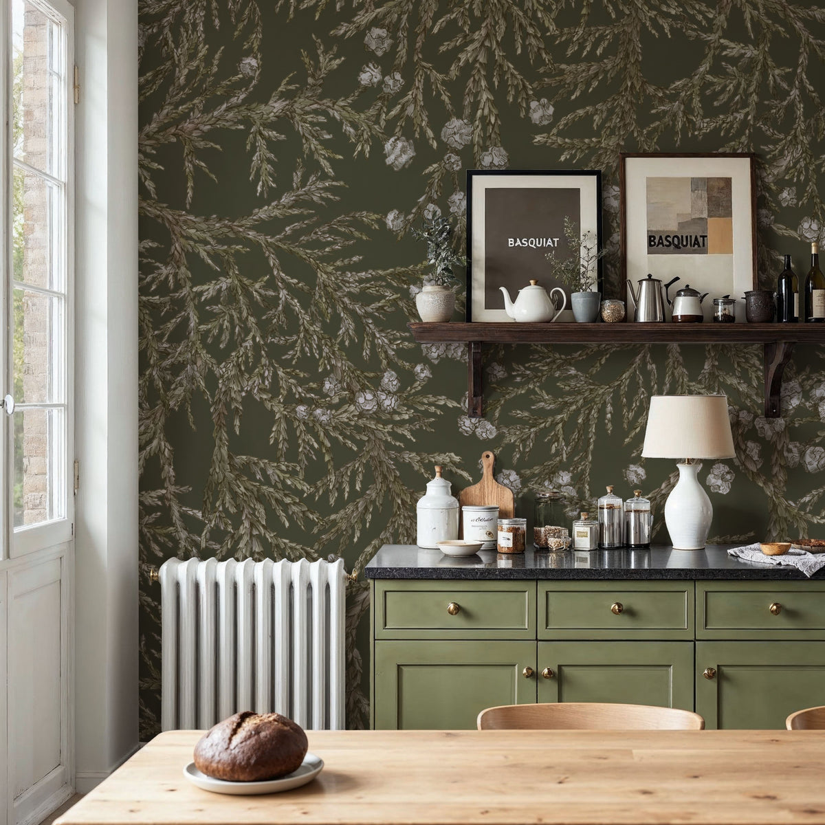 Whisper Bloom Mural Wallpaper - room preview 02