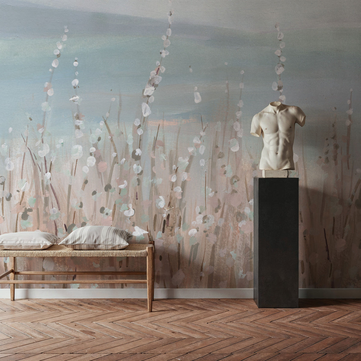Coastal Bloom Mural Wallpaper - room preview 02