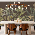 Madagascar Foliage, Mauve Mural Wallpaper - room preview 02