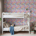 Rainbow Triangles Mural Wallpaper - room preview 02