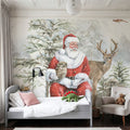 Woodland Santa II Mural Wallpaper - room preview 02