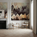 Dry Leaves, Earth Mural Wallpaper - room preview 02