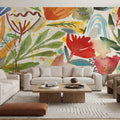 Forte Florals I Mural Wallpaper - room preview 02