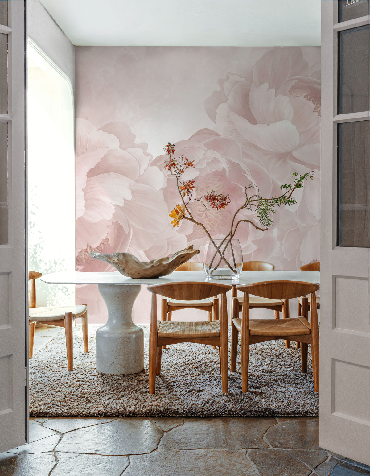 Peony Love Mural Wallpaper - room preview 02