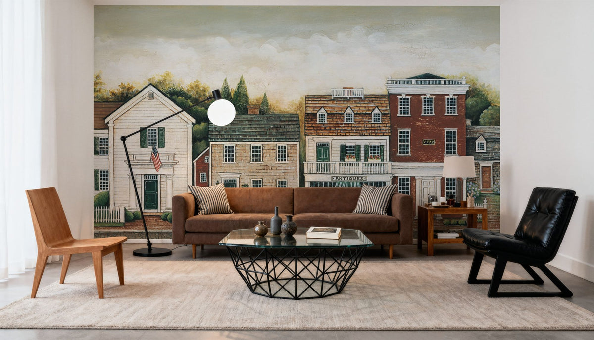 Main Street II Mural Wallpaper - room preview 02