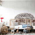 Peeking Hedgehog Mural Wallpaper - room preview 02