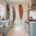Spiced Nature XII Soft White Mural Wallpaper - room preview 02
