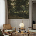 Historic Lands, Forest Green Mural Wallpaper - room preview 02