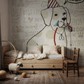 Puppy Love VIII Mural Wallpaper - room preview 02