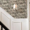 Tree Bower, Khaki Mural Wallpaper - room preview 02