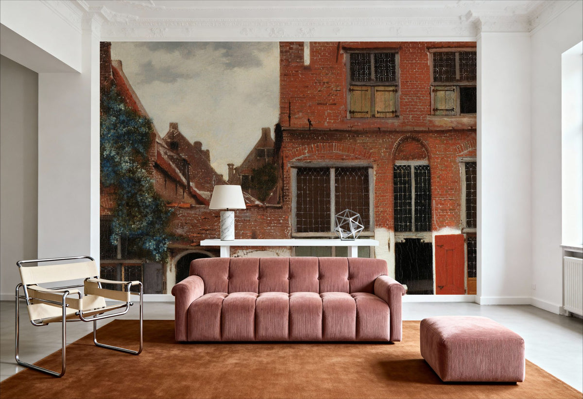 The Little Street Mural Wallpaper - room preview 02