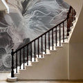 Seeing Through Leaves Dark Mural Wallpaper - room preview 02