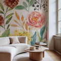 Flower Fest Mural Wallpaper - room preview 02