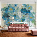 Blue Blooms Mural Wallpaper - room preview 02