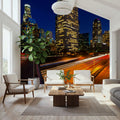 Downtown From the 110 Clear Mural Wallpaper - room preview 02