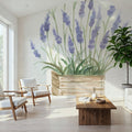 Lavender Fields VII Mural Wallpaper - room preview 02