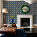 Nara Green Leaves Mural Wallpaper - room preview 02