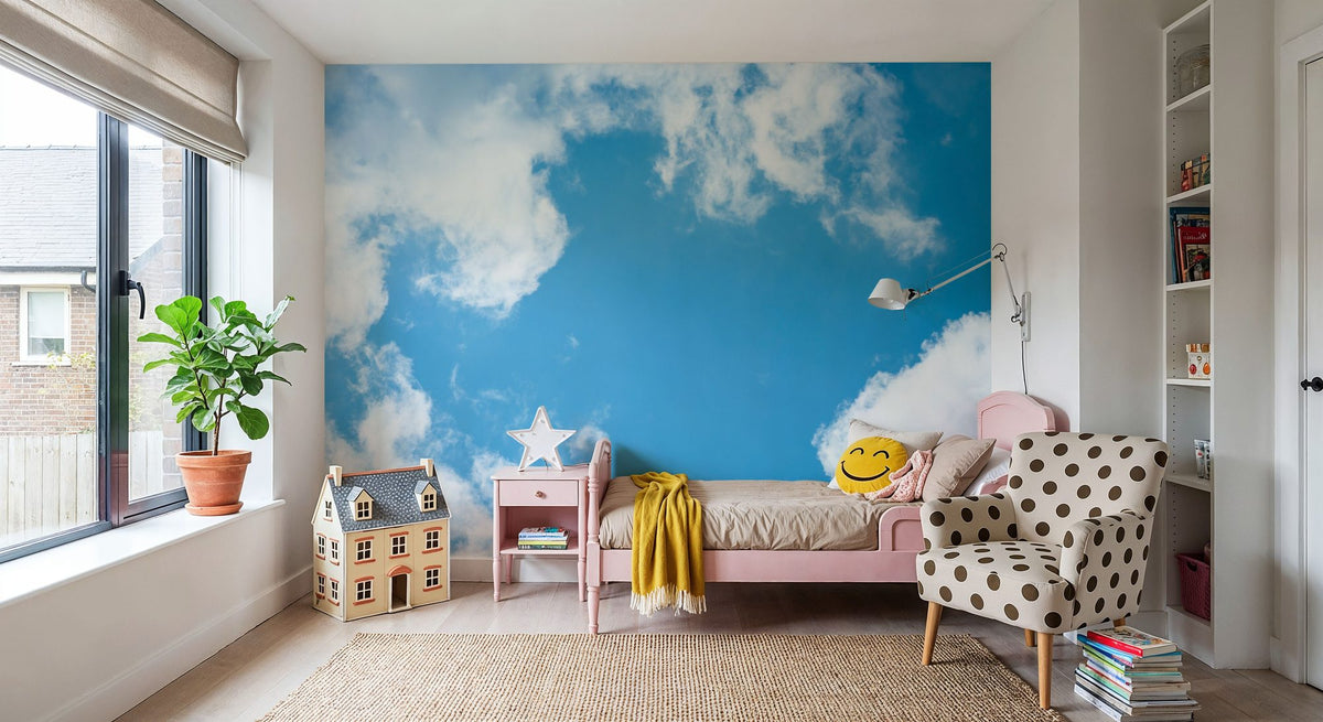 Sky Illusion Mural Wallpaper - room preview 02
