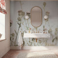 Wild Flowers I Clean Mural Wallpaper - room preview 02