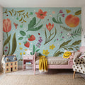 Spring Botanical Mural Wallpaper - room preview 02