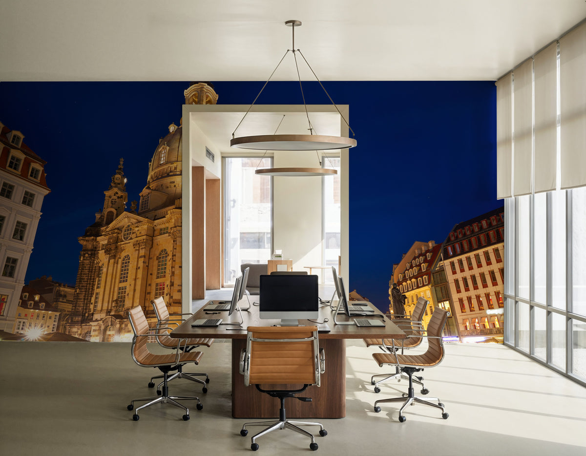 Midnight Cathedral Mural Wallpaper - room preview 02