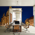 Midnight Cathedral Mural Wallpaper - room preview 02