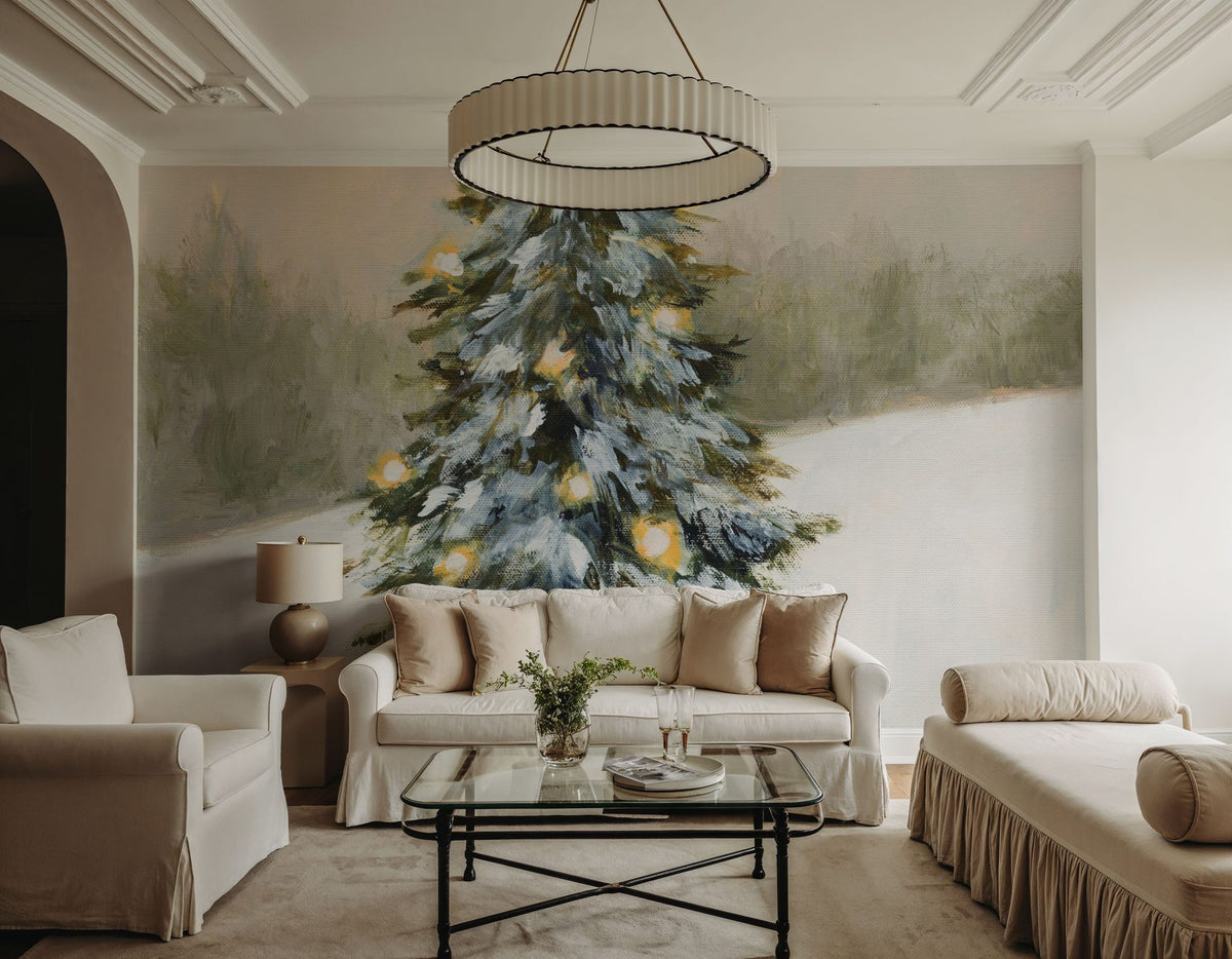 Magical Winter Mural Wallpaper - room preview 02