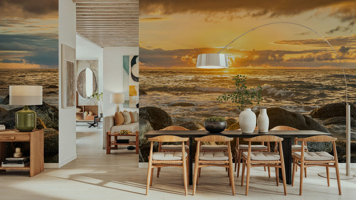 Kauai Sunset Mural Wallpaper - room preview 02