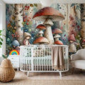 Enchanted Forest Whimsy Mural Wallpaper - room preview 02
