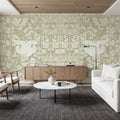 Flowers and Berries Fresh Mural Wallpaper - room preview 02