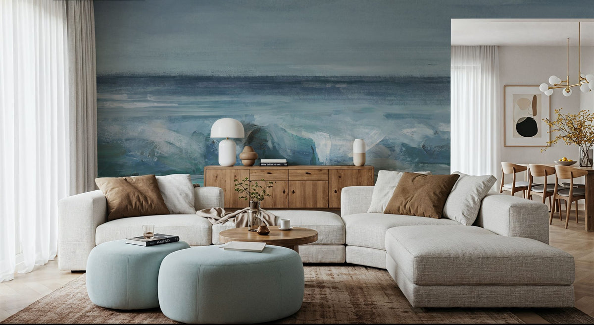 Seascape Wave Mural Wallpaper - room preview 02