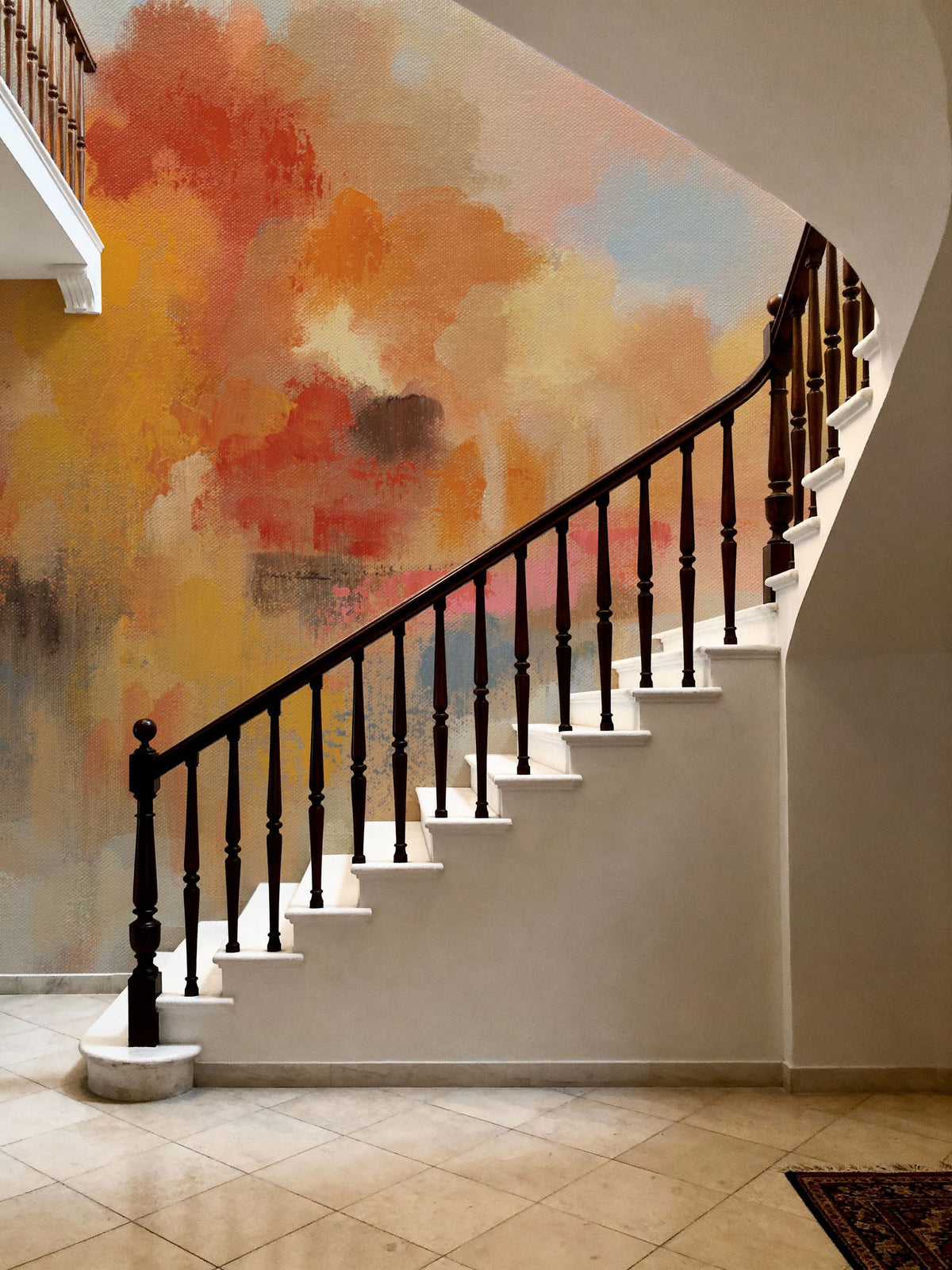 Fall Sunrise Mural Wallpaper - room preview 02