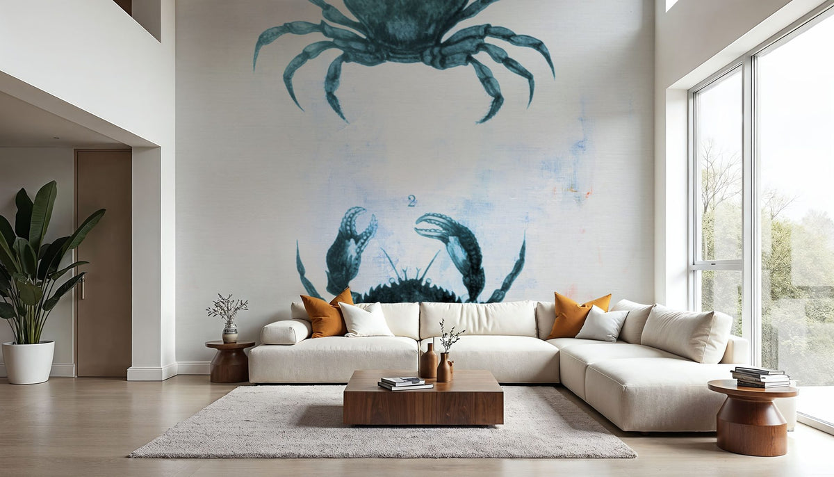 Blue Bay IV Mural Wallpaper - room preview 02