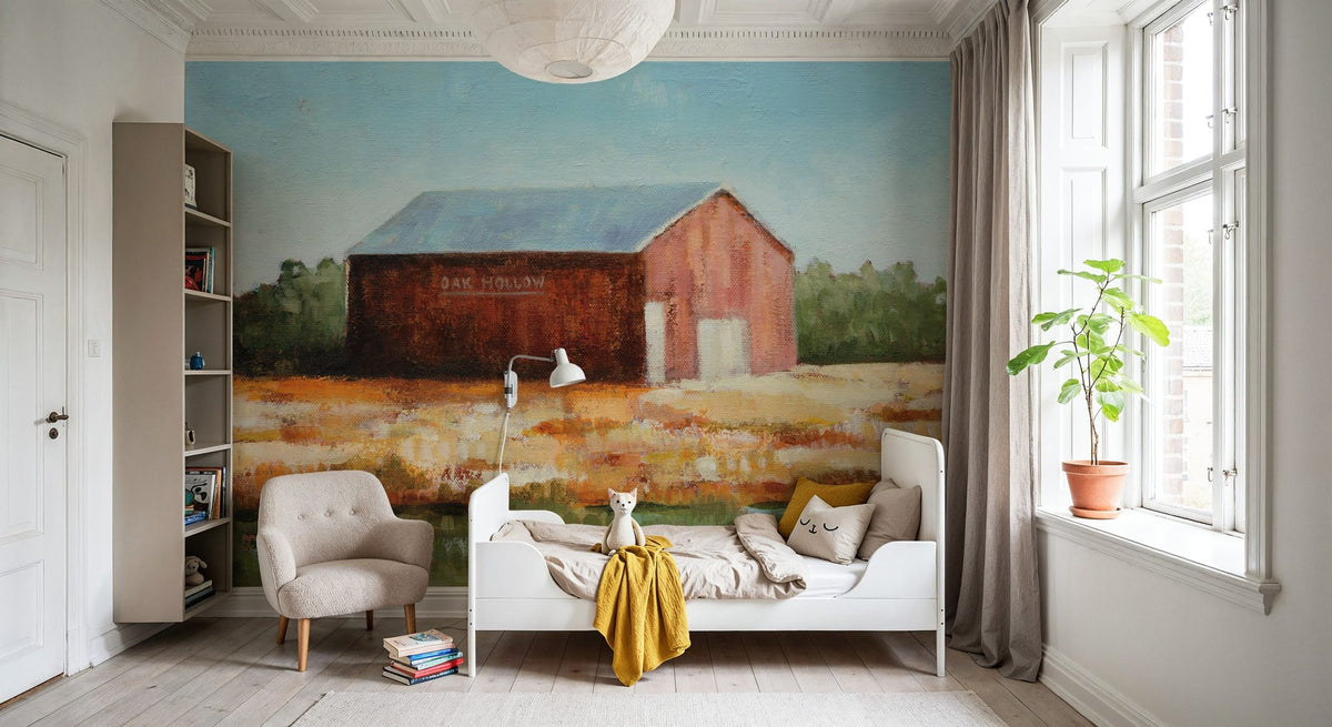 Oak Hollow Mural Wallpaper - room preview 02
