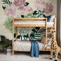 Blooming Books II Mural Wallpaper - room preview 02