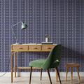 Nara Flames and Flowers Pink Mural Wallpaper - room preview 02